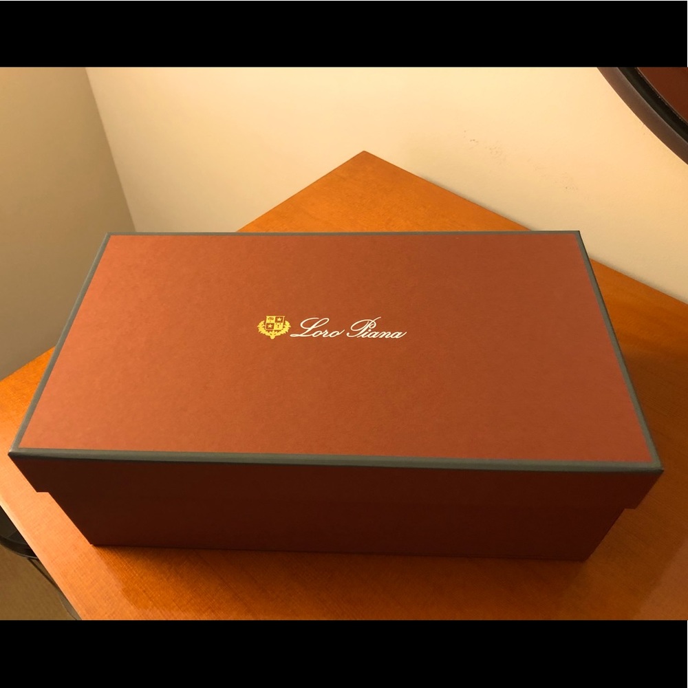 Loro Piana bag, shoebox, 2 shoe bags & Acc
